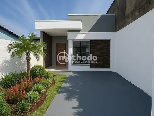 Casa com 125m² 2 quartos e 2 banheiros, à venda, no bairro Loteamento Residencial Novo Mundo em Campinas