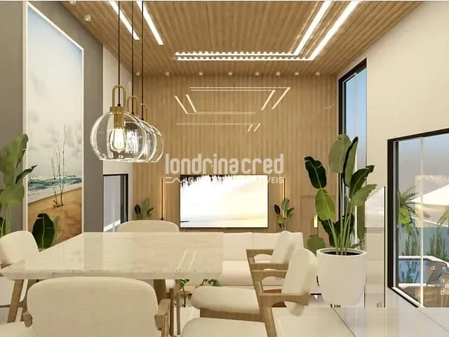 Casa com 263m², à venda, no bairro CONDOMÍNIO ARAÇARI em Londrina