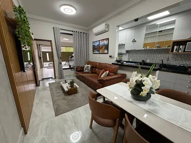 Casa com 100m² 3 quartos e 2 banheiros, à venda, no bairro Jardim Residencial Nova Veneza em Indaiatuba