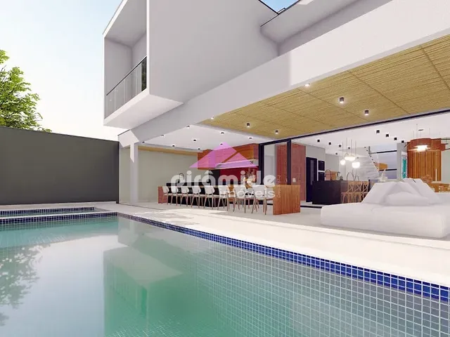 Casa com 384m² 4 quartos e 6 banheiros, à venda, no bairro Pontal de Santa Marina em Caraguatatuba