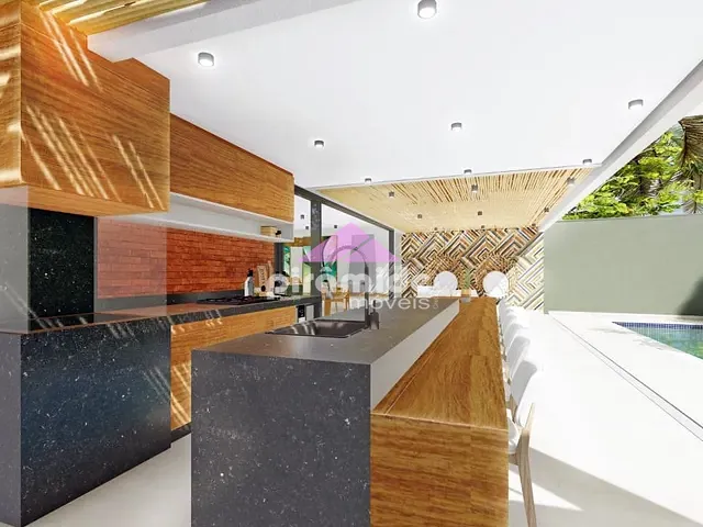 Casa com 384m² 4 quartos e 6 banheiros, à venda, no bairro Pontal de Santa Marina em Caraguatatuba