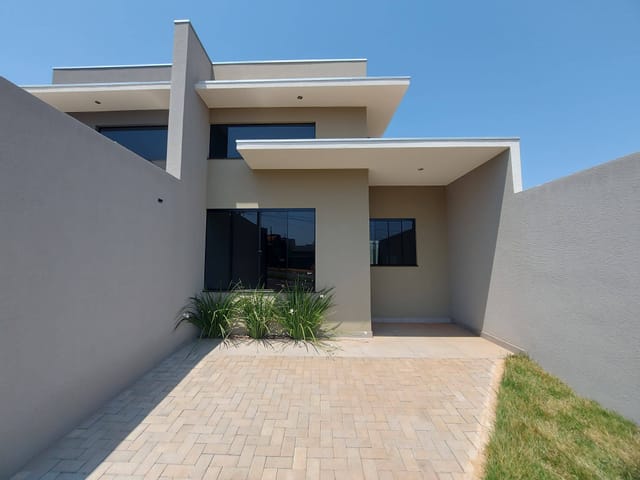 Foto do Casa - Casa à venda, 3 quartos sendo 1 suite, churrasqueira nos fundos, Parque Tauá, Próximo a UTFPR, Londrina, PR | Londrina Cred Imóveis