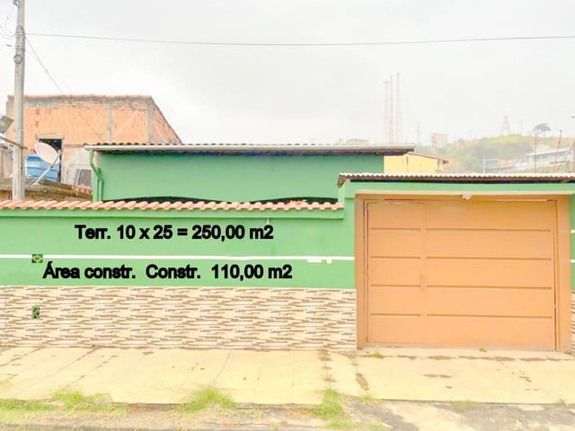 Casa com 250m² 3 quartos e 2 banheiros, à venda, no bairro Parque Residencial Itaguassu em Aparecida