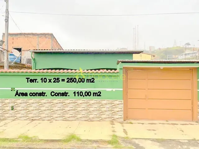Casa com 250m² 3 quartos e 2 banheiros, à venda, no bairro Parque Residencial Itaguassu em Aparecida