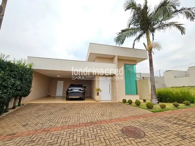 Casa com 252m² 3 quartos e 3 banheiros, à venda, no bairro CONDOMÍNIO MORADA DAS FLORES em Cambé
