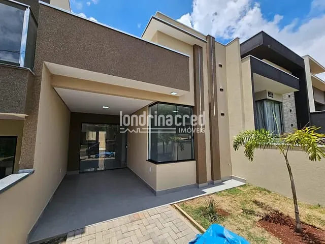 Casa com 126m² 3 quartos e 2 banheiros, à venda, no bairro CONDOMÍNIO MORADA DAS FLORES em Cambé