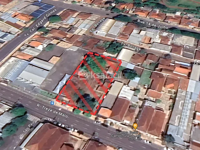 Casa com 1800m² 12 quartos e 5 banheiros, à venda, no bairro Centro em Campo Grande