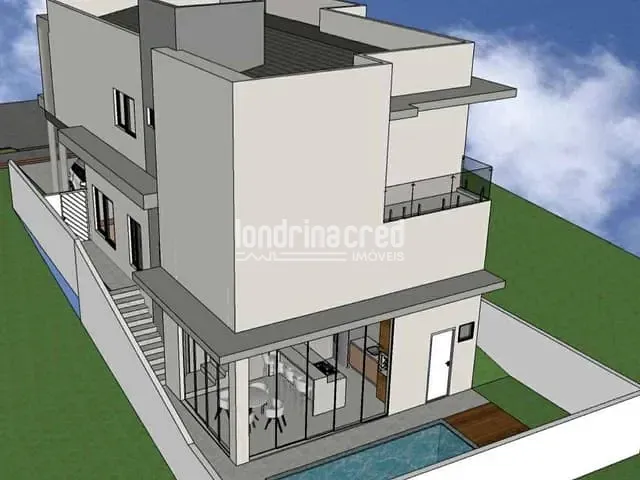 Casa com 250m² 4 quartos e 5 banheiros, à venda, no bairro CONDOMÍNIO ARANGUÁ em Londrina
