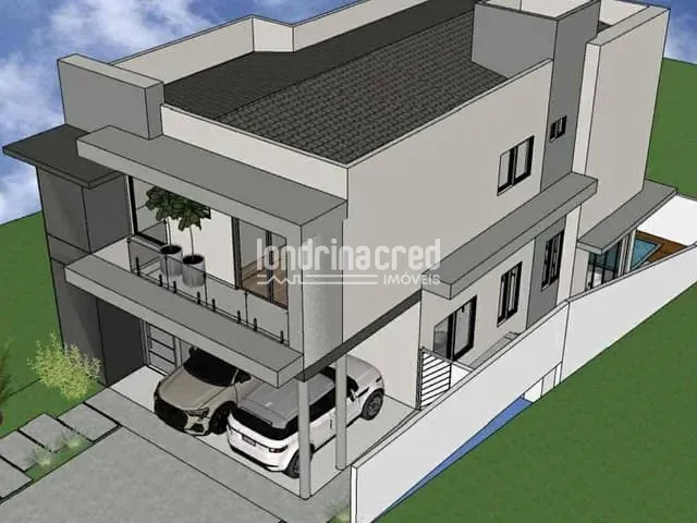 Casa com 250m² 4 quartos e 5 banheiros, à venda, no bairro CONDOMÍNIO ARANGUÁ em Londrina