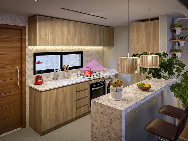 Casa com 67m² 1 quarto e 1 banheiro, à venda, no bairro Pontal de Santa Marina em Caraguatatuba