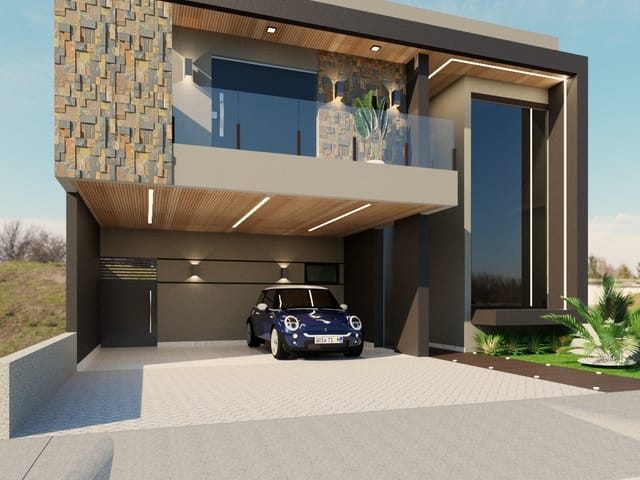 Foto do Casa - Casa à Venda no Condomínio Moradas do Vale, Londrina/PR: 3 Suítes, Cozinha Gourmet, Amplo Quintal e 4 Vagas de Garagem. Conforto e Sofisticação! | Londrina Cred Imóveis