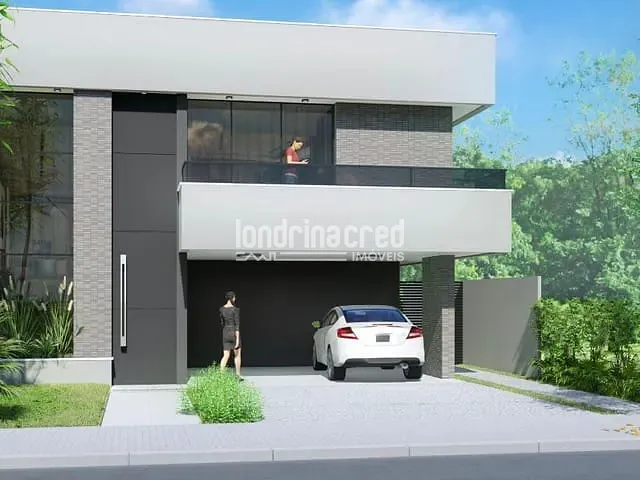 Casa com 268m² 3 quartos e 5 banheiros, à venda, no bairro CONDOMÍNIO ARAÇARI em Londrina