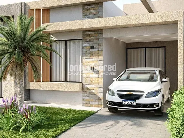 Casa com 126m² 3 quartos e 2 banheiros, à venda, no bairro CONDOMÍNIO MORADA DAS FLORES em Cambé