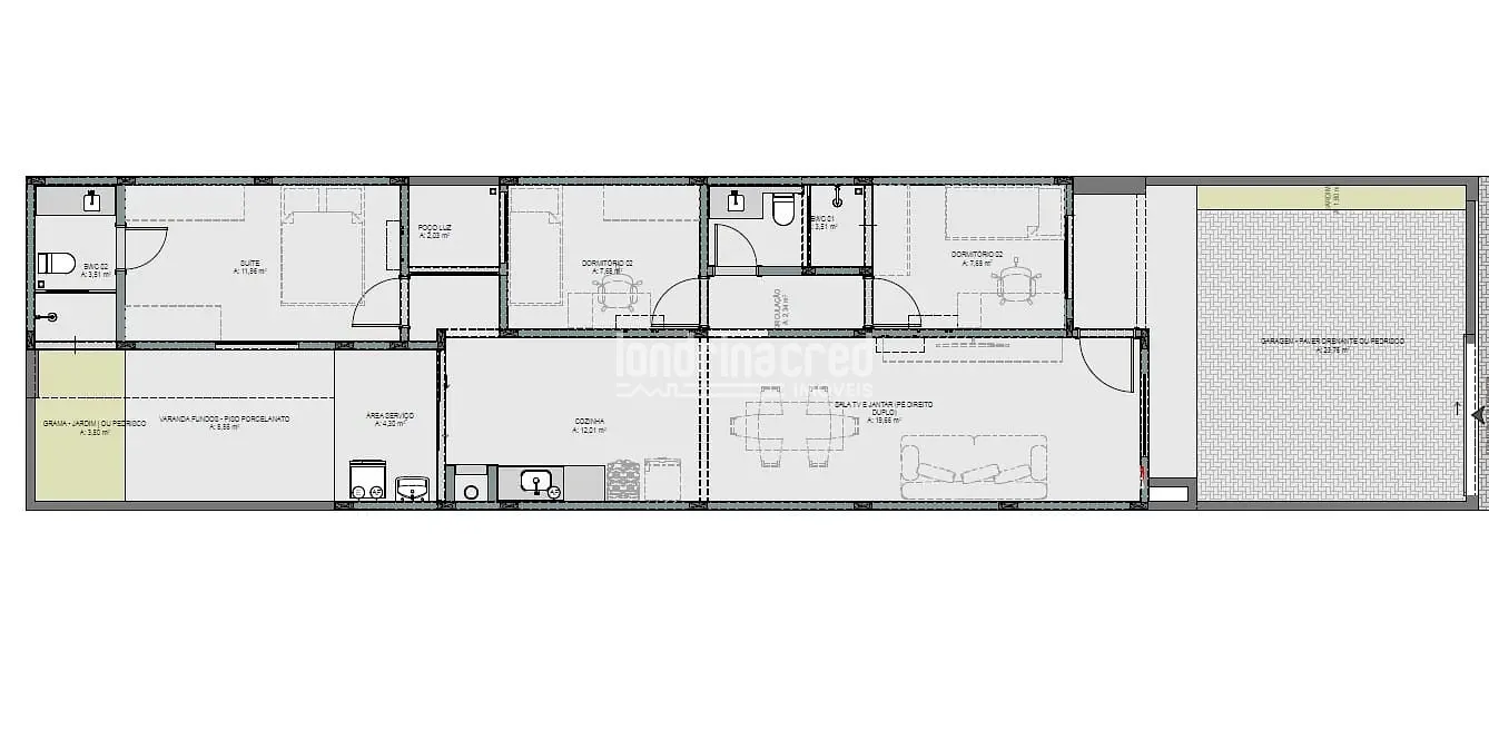 Casa, 3 quartos, 82 m² - Foto 5