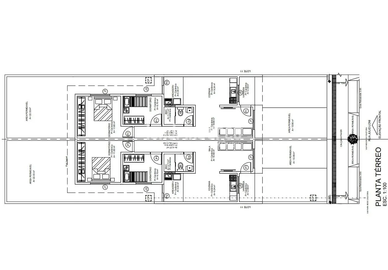 Casa, 2 quartos, 62 m² - Foto 2