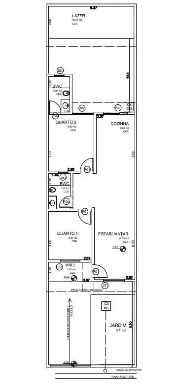 Casa, 2 quartos, 74 m² - Foto 2
