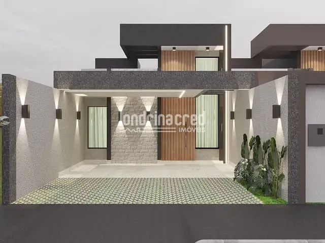 Casa com 150m² 3 quartos e 2 banheiros, à venda, no bairro Parque Residencial Manela em Cambé