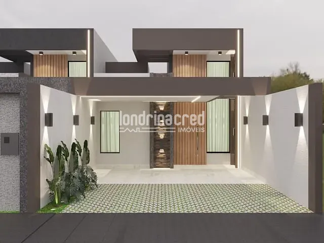 Casa com 150m² 3 quartos e 2 banheiros, à venda, no bairro Parque Residencial Manela em Cambé
