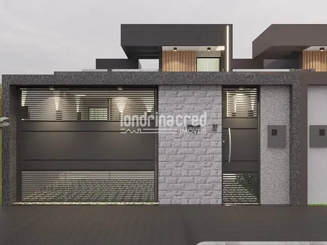 Casa com 150m² 3 quartos e 2 banheiros, à venda, no bairro Parque Residencial Manela em Cambé