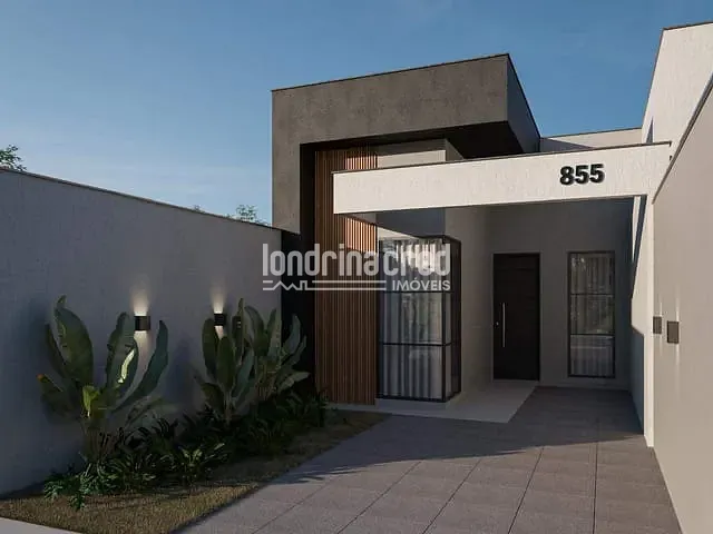 Casa com 125m² 3 quartos e 2 banheiros, à venda, no bairro Jardim Pequena Londres em Londrina