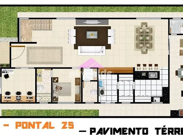 Casa com 406m² 5 quartos e 4 banheiros, à venda, no bairro Pontal de Santa Marina em Caraguatatuba