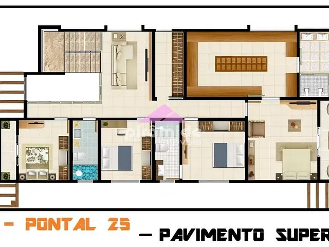 Casa com 406m² 5 quartos e 4 banheiros, à venda, no bairro Pontal de Santa Marina em Caraguatatuba