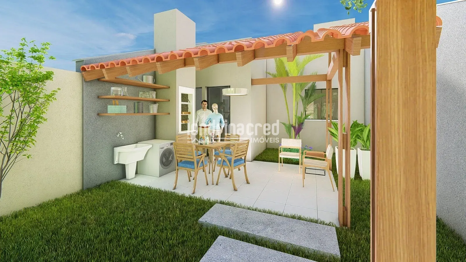 Casa, 2 quartos, 54 m² - Foto 2