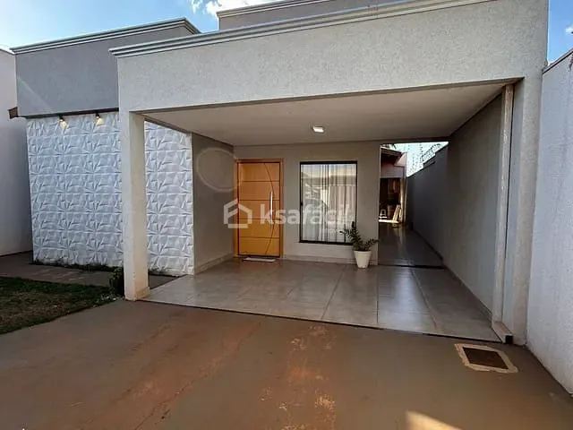 Casa com 126m² 2 quartos e 1 banheiro, à venda, no bairro Residencial Aquarius I em Campo Grande