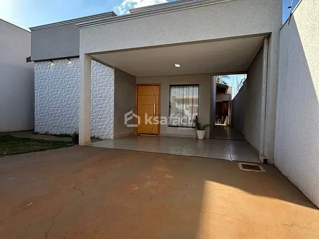 Casa com 126m² 2 quartos e 1 banheiro, à venda, no bairro Residencial Aquarius I em Campo Grande