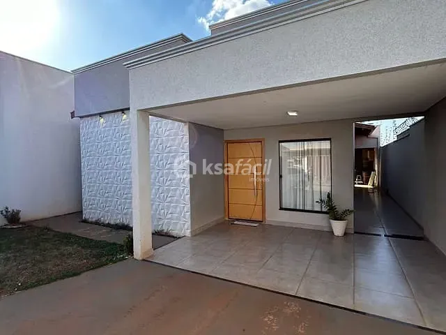 Casa com 126m² 2 quartos e 1 banheiro, à venda, no bairro Residencial Aquarius I em Campo Grande