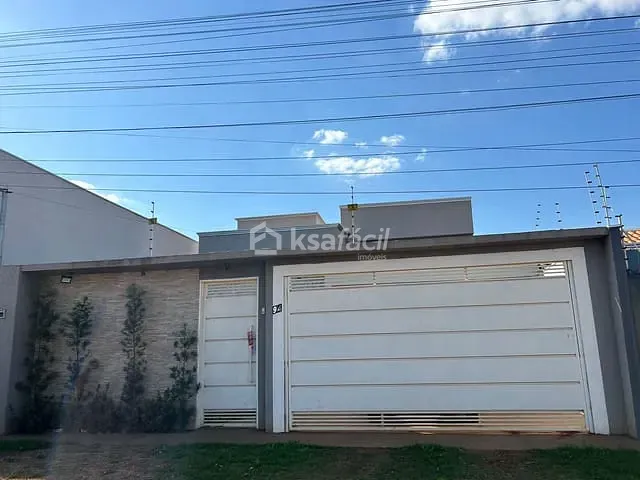 Casa com 126m² 2 quartos e 1 banheiro, à venda, no bairro Residencial Aquarius I em Campo Grande