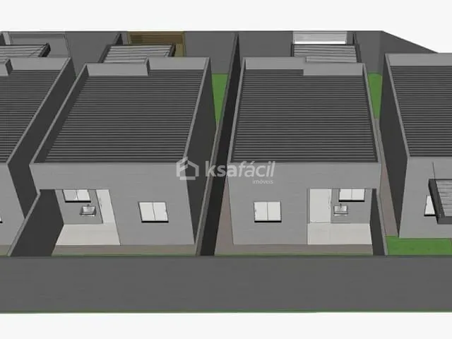 Casa com 110m² 2 quartos e 1 banheiro, à venda, no bairro Residencial Figueiras do Parque em Campo Grande