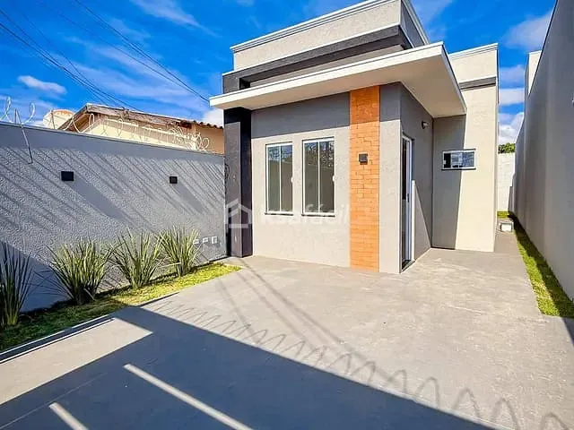 Casa com 125m² 2 quartos e 3 banheiros, à venda, no bairro Residencial Oliveira III em Campo Grande