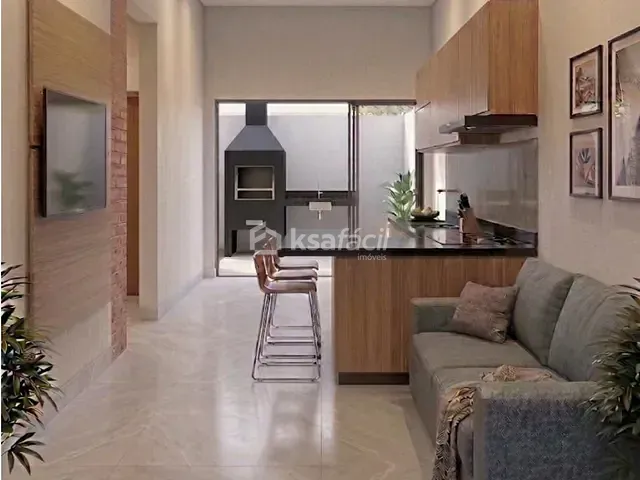 Casa com 105m² 2 quartos e 2 banheiros, à venda, no bairro Jardim Leblon em Campo Grande