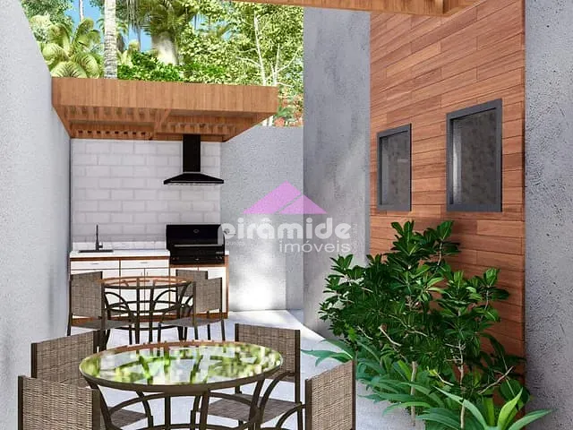Casa com 45m² 2 quartos e 1 banheiro, à venda, no bairro Massaguaçu em Caraguatatuba