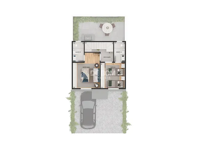 Casa 2 quartos e 2 banheiros, à venda, no bairro São José em Poços de Caldas
