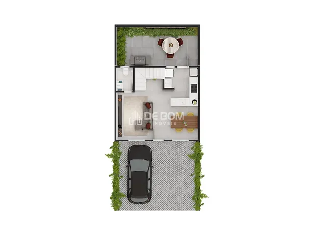 Casa 2 quartos e 2 banheiros, à venda, no bairro São José em Poços de Caldas
