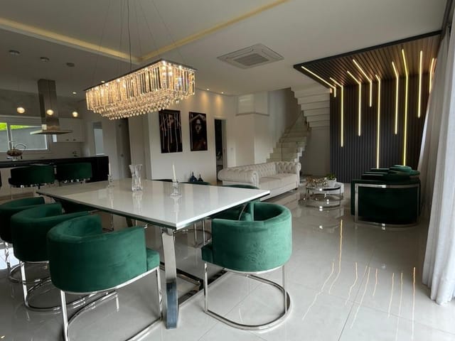 Casa com 460m² 4 quartos e 6 banheiros, à venda ou para alugar, no bairro Condomínio Residencial Campos do Conde em Bragança Paulista