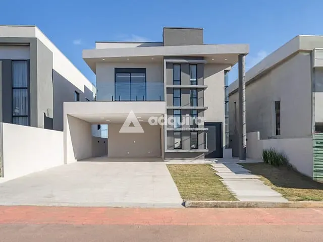 Casa com 372m² 4 quartos e 4 banheiros, à venda, no bairro Jardim Carvalho em Ponta Grossa