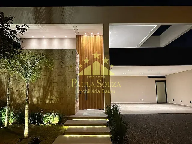 Casa com 420m² 3 quartos e 5 banheiros, à venda, no bairro Residencial Estoril Premium em Bauru