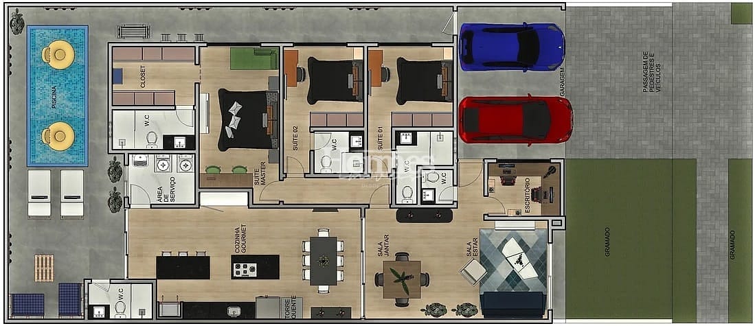 Casa, 3 quartos, 193 m² - Foto 38