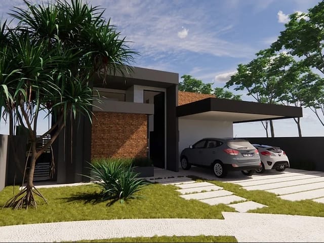 Foto do Casa - Ótima Casa no Condomínio Terras do Cancioneiro à venda, 4 suítes, área gourmet, piscina,  Parque Brasil 500, Paulínia, SP | Hermes Imóveis