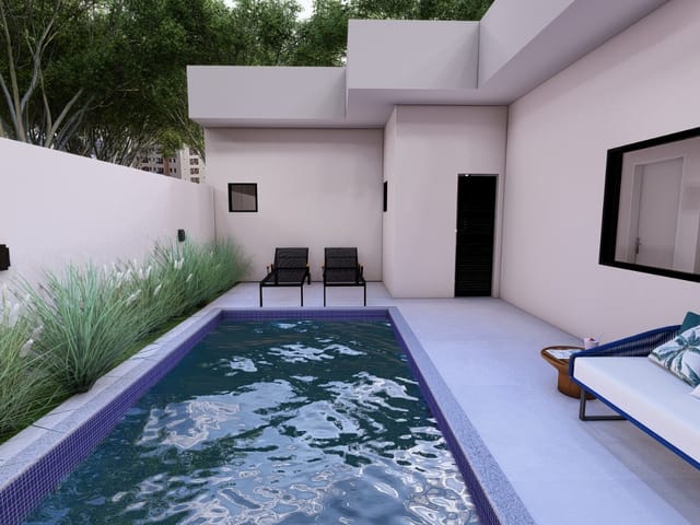 Foto do Casa - Linda Casa térrea no Condomínio La Dolce Vitta à venda,  3 suítes, piscina, aquecimento solar,Jardim Ypê, Paulínia, SP | Hermes Imóveis