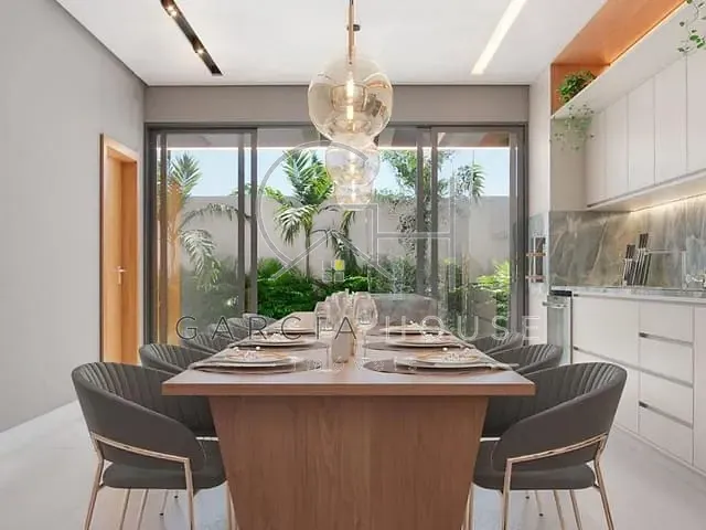 Casa com 252m² 3 quartos e 2 banheiros, à venda, no bairro Reserva San Gabriel em Ribeirão Preto