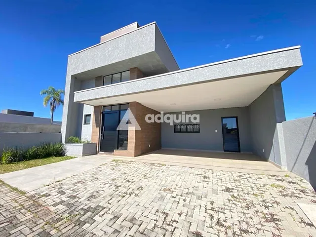 Casa com 140m² 3 quartos e 3 banheiros, à venda, no bairro Contorno em Ponta Grossa