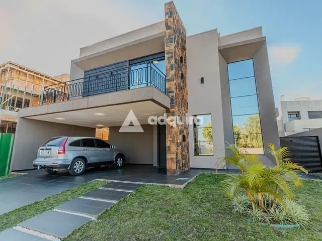 Casa com 334m² 3 quartos e 3 banheiros, à venda, no bairro Jardim Carvalho em Ponta Grossa