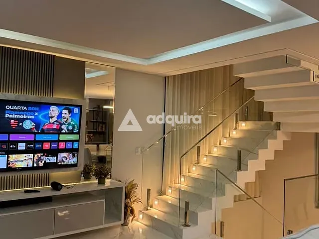 Casa com 300m² 3 quartos e 4 banheiros, à venda, no bairro Jardim Carvalho em Ponta Grossa