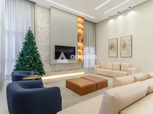 Casa com 432m² 3 quartos e 4 banheiros, à venda, no bairro Estrela em Ponta Grossa