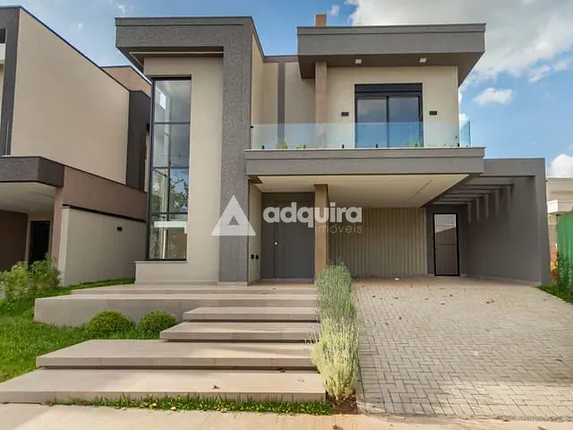 Casa 3 quartos e 3 banheiros, à venda, no bairro Jardim Carvalho em Ponta Grossa