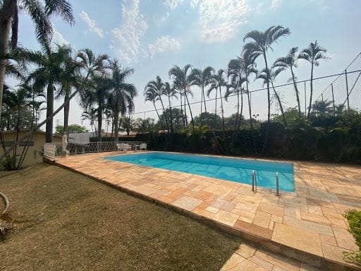 Foto do Casa - Chácara show de bola  com piscina, salão de festa, campo de futebol, localizada no Gran Park Residencial em Piracicaba. | PiraHost Soluções de Negócios Ltda